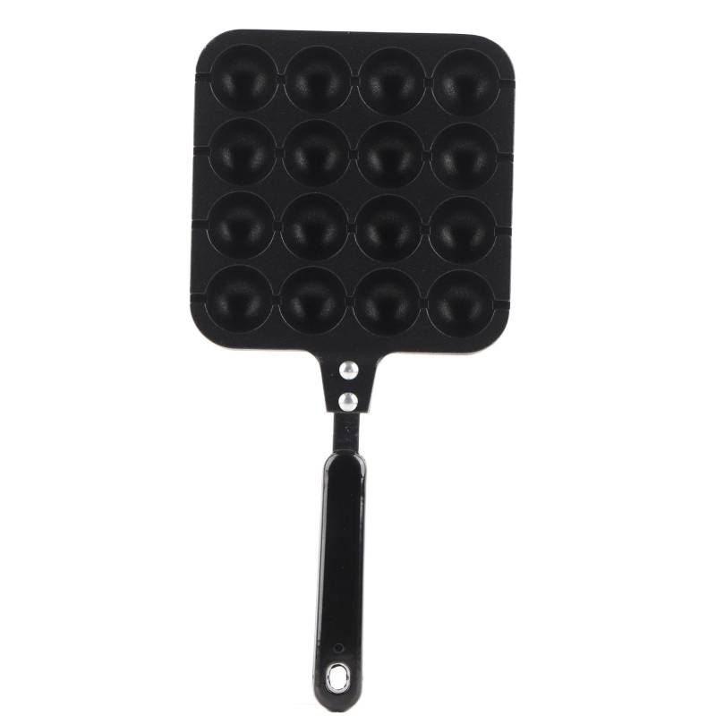 16 Löcher Oktopus Fleischbällchen Pfanne Aluminiumlegierung Takoyaki Backform Tablett für Heimküche L(for 6.5-9kg) von Joom DACH