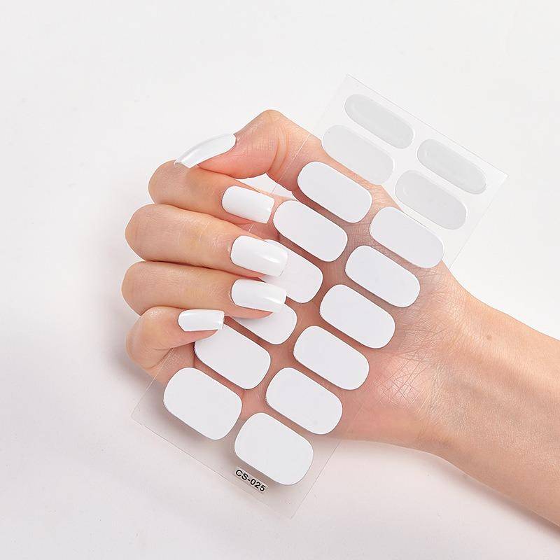 16 Tipps Transparente, halbgehärtete Gel-Nagelpflasterstreifen Reine Farbe UV/LED-Backlampe Gel-Nagellack-Wraps Volldeckender Gel-Aufkleber CS025 16 Tipps Transparente, halbgehärtete Gel-Nagelpflasterstreifen Reine Farbe UV/LED-Backlampe Gel-Nagellack-Wraps Volldeckender Gel-Aufkleber CS025 von Joom DACH