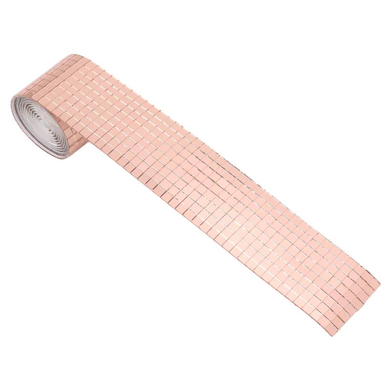 1600Pcs Selbstklebende Spiegel Mosaik Blatt Klebstoff Mosaik Quadrat Glas Fliesen Aufkleber für Hause rose gold von Joom DACH
