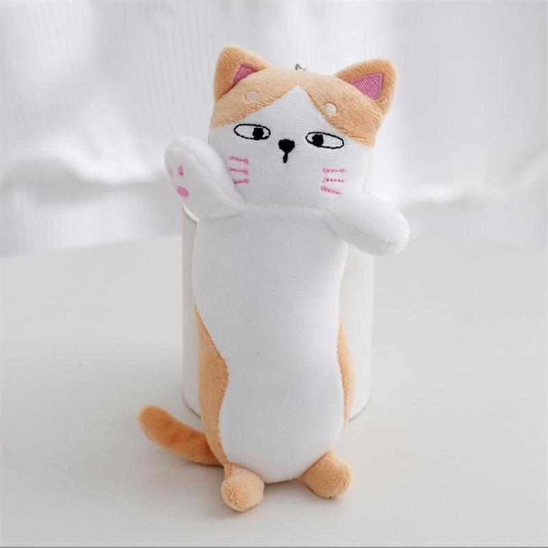 16CM Lustige Lange Katze Plüsch Spielzeug Schlüsselanhänger Niedliche Tier Puppe Tasche Hängende Dekoration Puppe Geburtstagsgeschenke Für Mädchen 11cm-30cm von Joom DACH