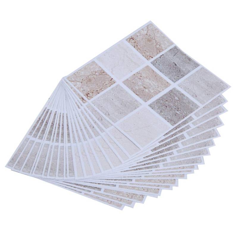 18 stücke Mosaik Fliesen Transfer Aufkleber Bad Küche DIY Hause(10cm * 10cm)(004) von Joom DACH
