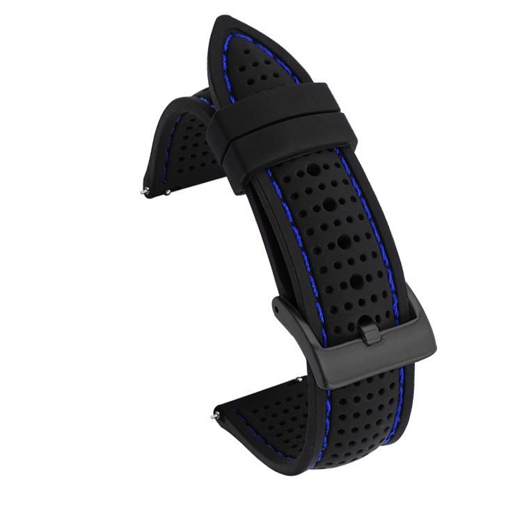 18mm 20mm 22mm 24mm Silikon Sport Armband Wasserdicht Gummi Männer Ersatz Band für Samsung S3 Für Huawei uhr GT2 46mm Für Amazfit GTR 18mm schwarz von Joom DACH