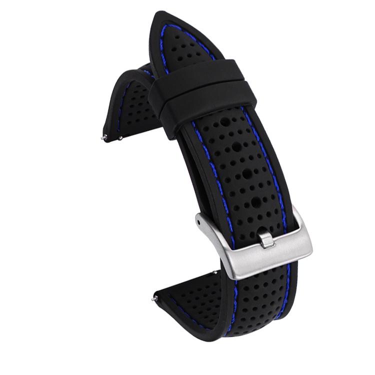 18mm 20mm 22mm 24mm Silikon Sport Armband Wasserdicht Gummi Männer Ersatz Band für Samsung S3 Für Huawei uhr GT2 46mm Für Amazfit GTR 22mm schwarz von Joom DACH