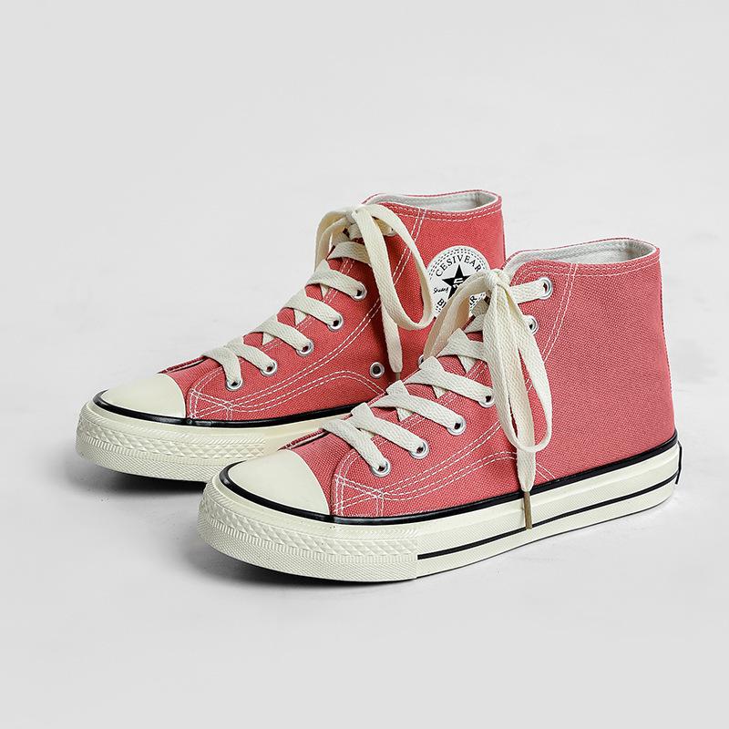 1970er Retro Canvas High-Top Schuhe - Unisex, Vielseitig, Klassisch für Damen und Herren Frühling 2025 39 von Joom DACH