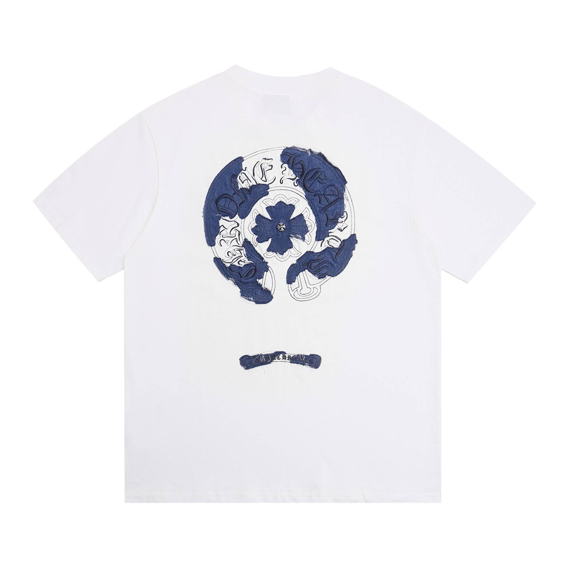 1979 CHROME HEARTS 2025 Sommer Neu Hochwertige Baumwolle Rundhals Locker Übergröße Herren- und Damen-T-Shirt Partner-T-Shirt L von Joom DACH