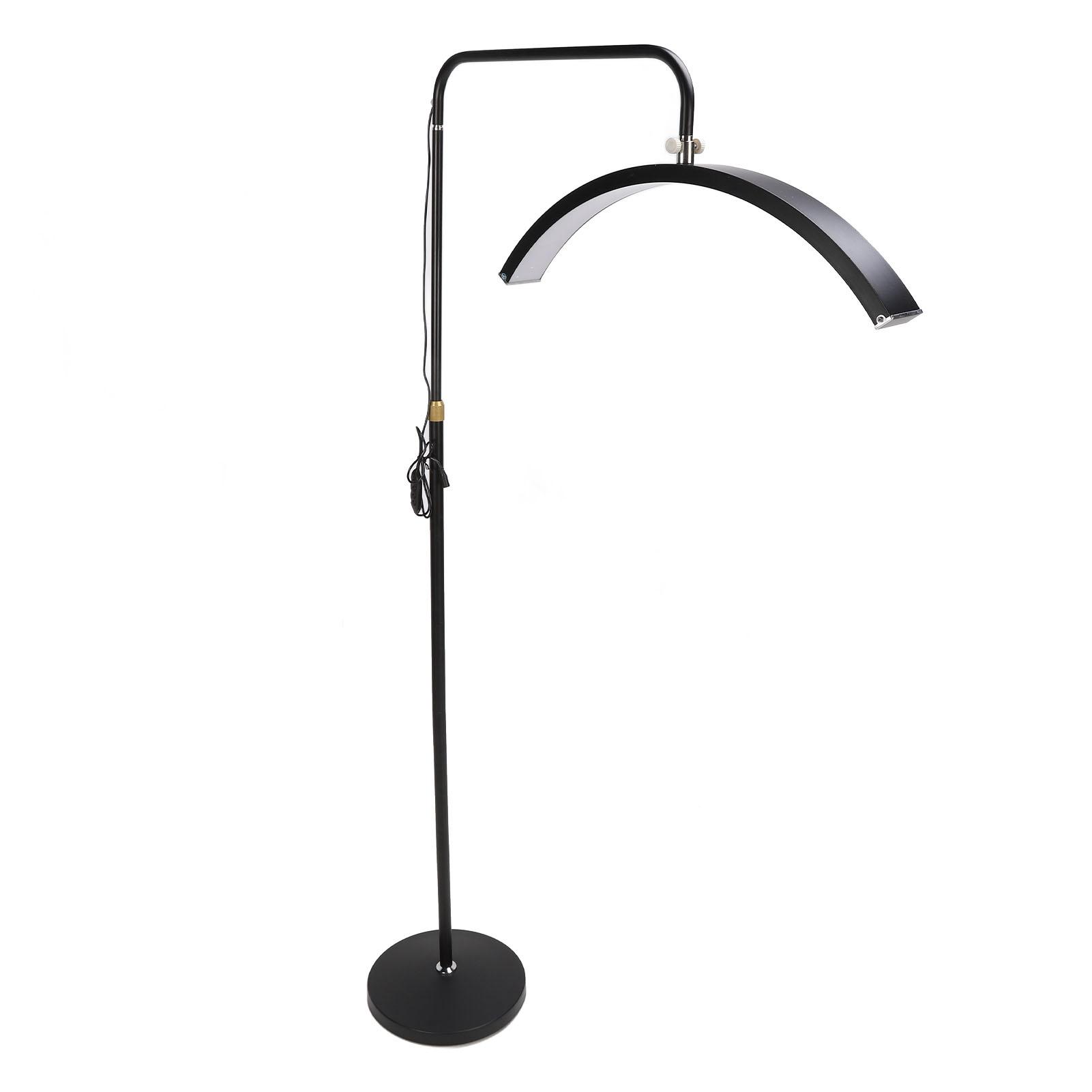 19in Halbmondlampe Schwarz LED Halbmond Stehlampe für Beauty Tattoo 50W 100‑240V EU Plug von Joom DACH