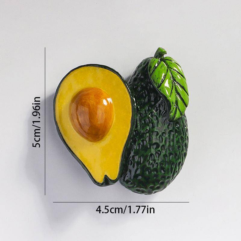 1PC 3D Obst Kühlschrank Aufkleber Nordic Ins Dekoration Harz Obst Magnetische Patch Küche Decor von Joom DACH
