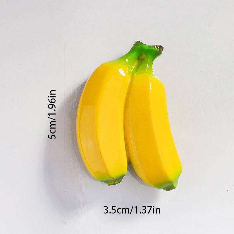 1PC 3D Obst Kühlschrank Aufkleber Nordic Ins Dekoration Harz Obst Magnetische Patch Küche Decor von Joom DACH