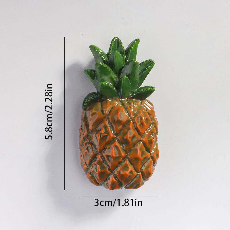 1PC 3D Obst Kühlschrank Aufkleber Nordic Ins Dekoration Harz Obst Magnetische Patch Küche Decor von Joom DACH