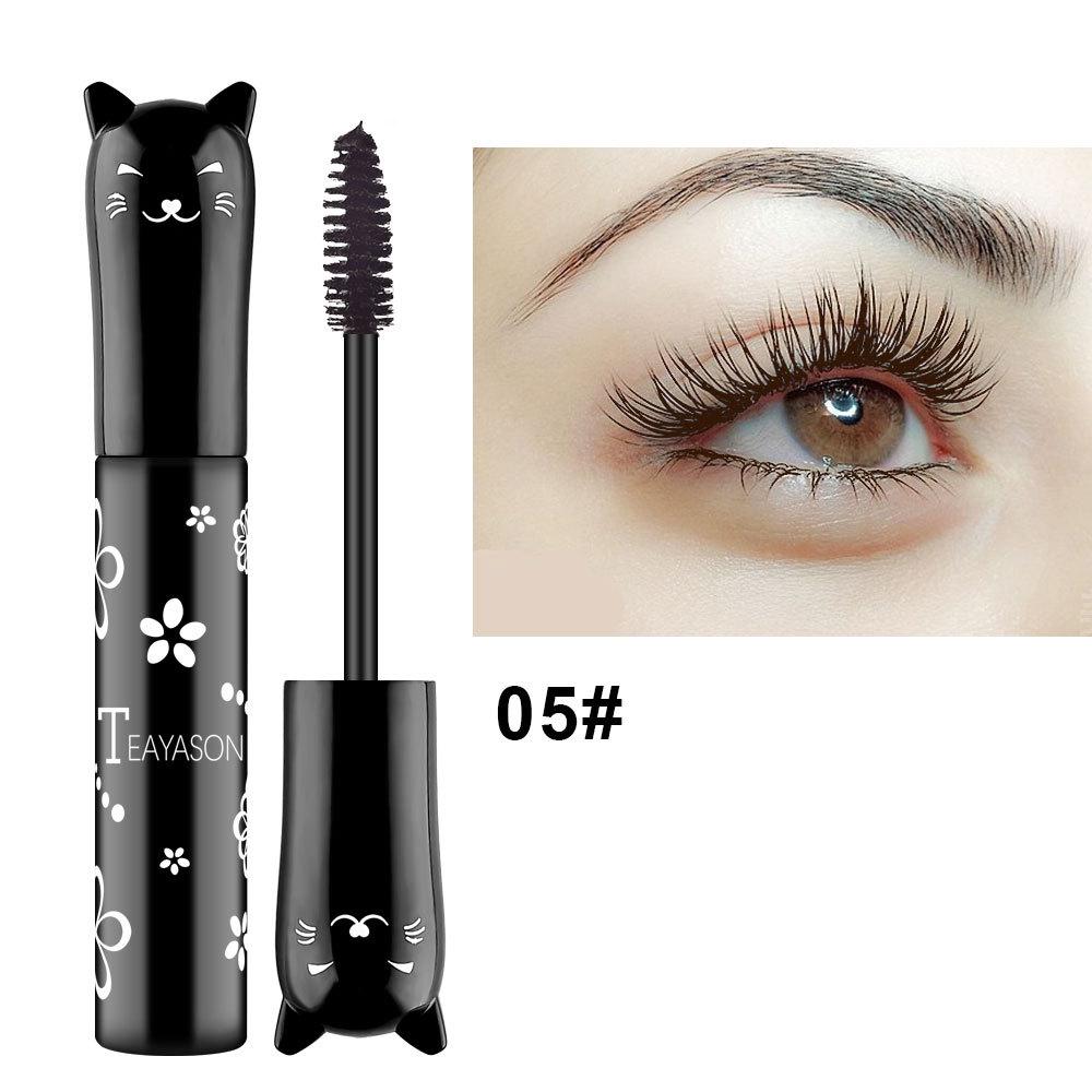 1PC Augen Make-Up Farbe Mascara Wasserdicht Schnell trocknend Wimpern Curling Verlängerung Make-Up Wimpern Party Bühne Verwenden TSLM2 8g braun von Joom DACH
