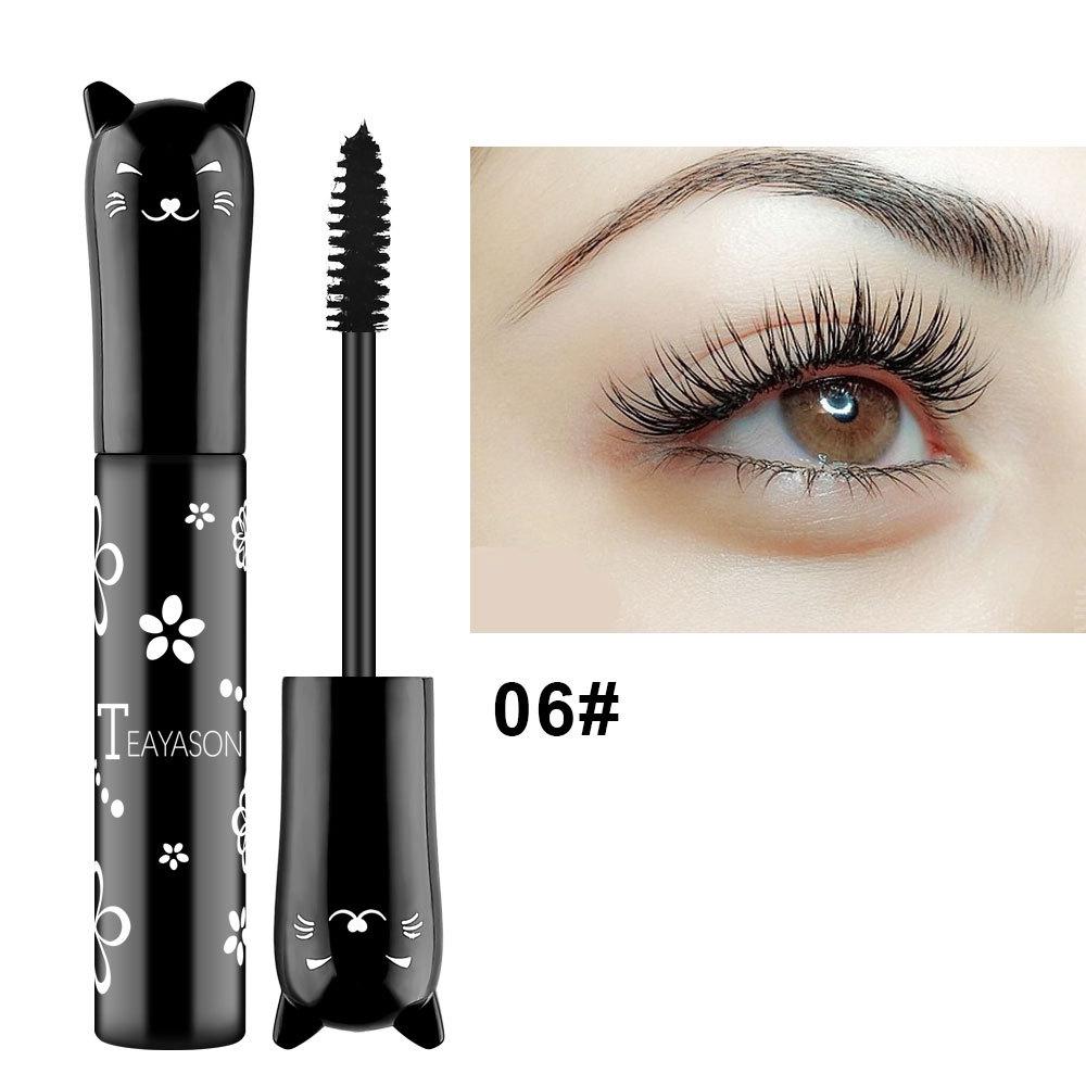 1PC Augen Make-Up Farbe Mascara Wasserdicht Schnell trocknend Wimpern Curling Verlängerung Make-Up Wimpern Party Bühne Verwenden TSLM2 8g schwarz von Joom DACH