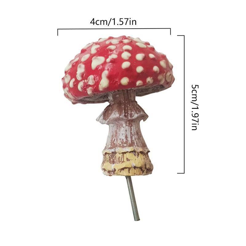 1PC DIY Ornament Pilz Statue Mini Pilz Harz Glow In The Dark Handwerk Landschaft Fee Garten von Joom DACH