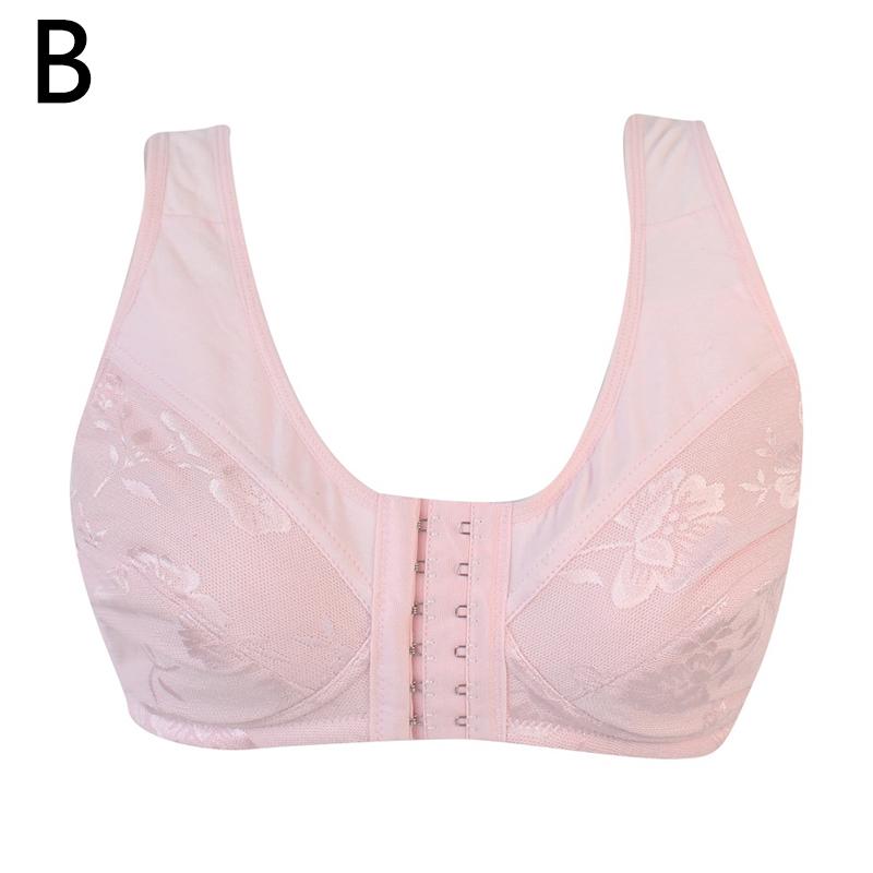1PC Drahtlose Frauen Unterwäsche Mastektomie Brust Einsatz Krebs Weste Brust Vorne Schnalle Tasche Bh 85C rosa von Joom DACH