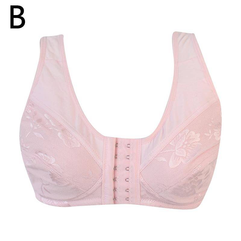 1PC Drahtlose Frauen Unterwäsche Mastektomie Brust Einsatz Krebs Weste Brust Vorne Schnalle Tasche Bh 85C rosa von Joom DACH
