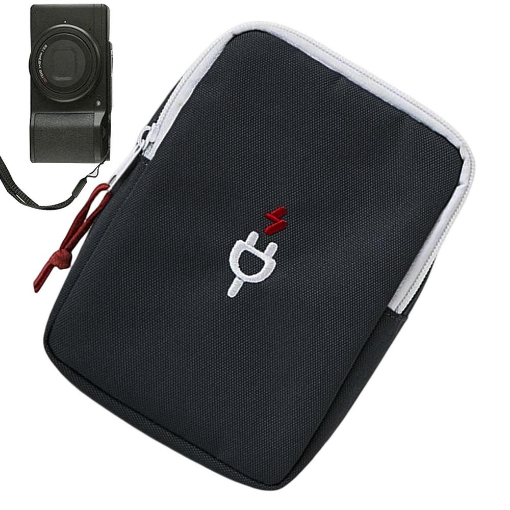 1PC Elektronik Reise Organizer Wasserdicht Tech Zubehör Reise Fall Beutel Ladegerät Fall Für Kabel Ladekabel Ladegerät Telefon XYZ dunkelgrau von Joom DACH