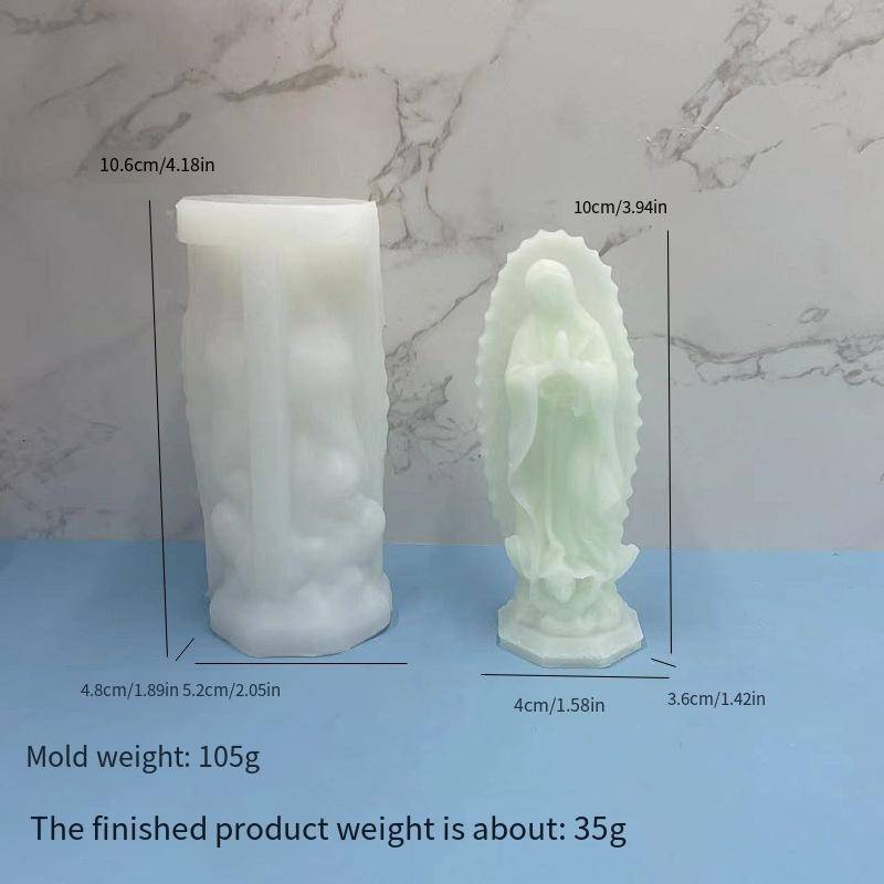 1 Stück Porträt-Duftkerzen-Silikonform im europäischen Stil DIY menschlicher Körper Duftverbreitung Gipsornament Zementkleberform von Joom DACH