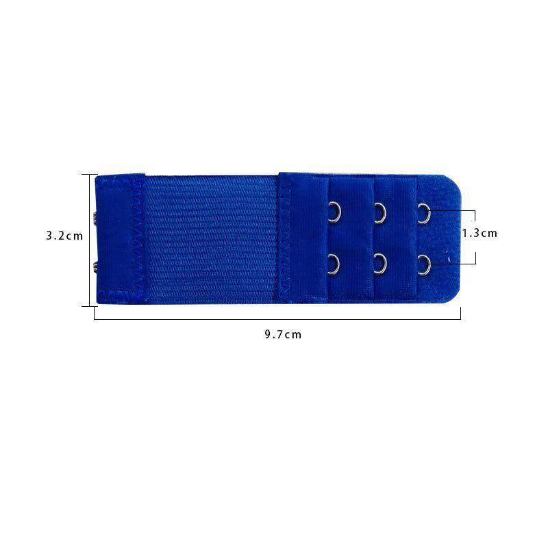 1PC Frauen BH Extender 3 Reihen 2 Haken Elastisch Einstellbar Verlängern Verschluss Bedeckte Taste Unterwäsche Bh Zubehör 8 farben 1PC blau von Joom DACH