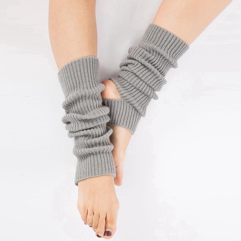 1PC Frauen Beinlinge Winter Mädchen Weibliche Bein Abdeckung Für Gym Fitness Wolle Latin Dance Ballett Yoga Lose Socken lange Strumpf One Size dunkelblaue von Joom DACH