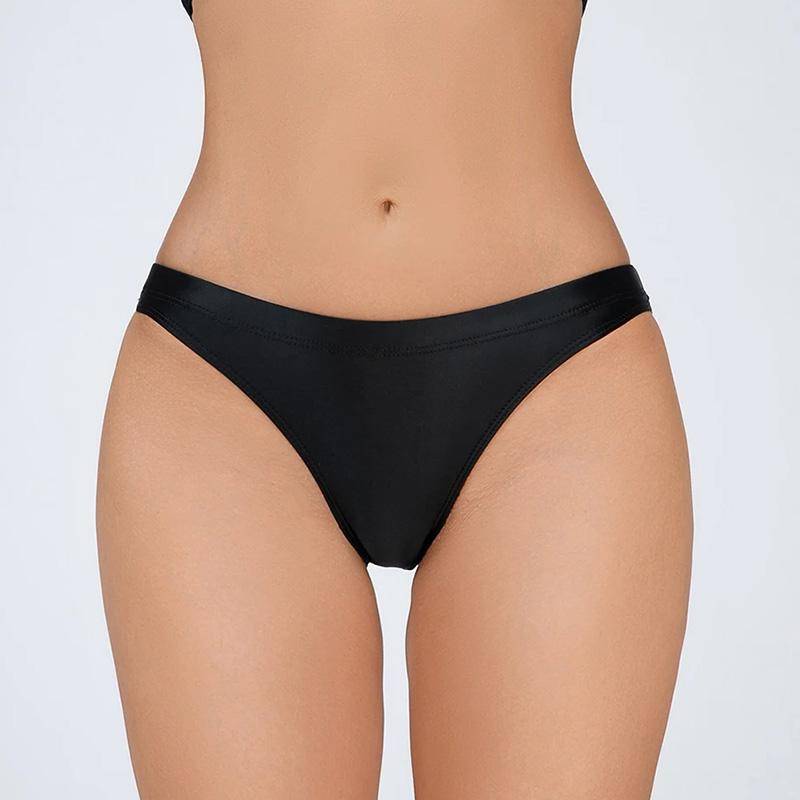 1PC Frauen Dessous Tangas G-string Nylon Slip Höschen Knicker Elastizität Slips Unterwäsche Seidige M schwarz von Joom DACH