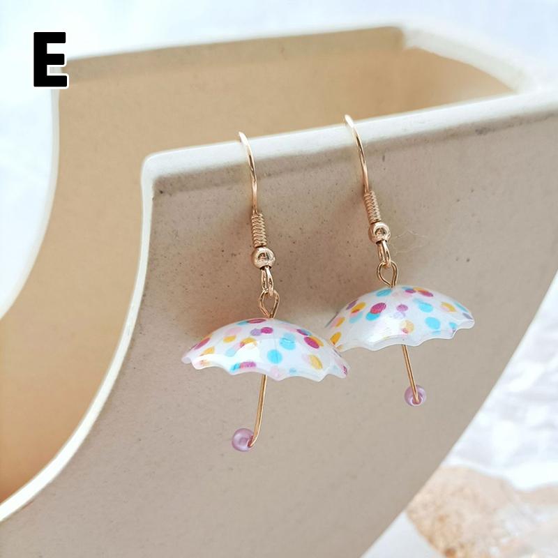 1PC Geschenk Frauen Acryl Designer Bunte Süße Regenschirm Schmuck Ohr Tropfen Mädchen Ohrringe Nette Einzigartige von Joom DACH