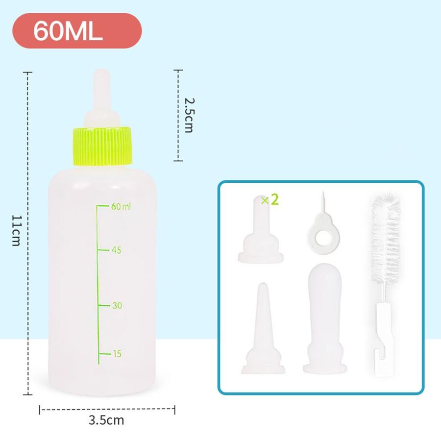 1PC Haustier Baby und Katze Fütterung Gerät Schnuller Neugeborenen Super Welpen Flasche Spezielle Weiche Schnuller von Joom DACH