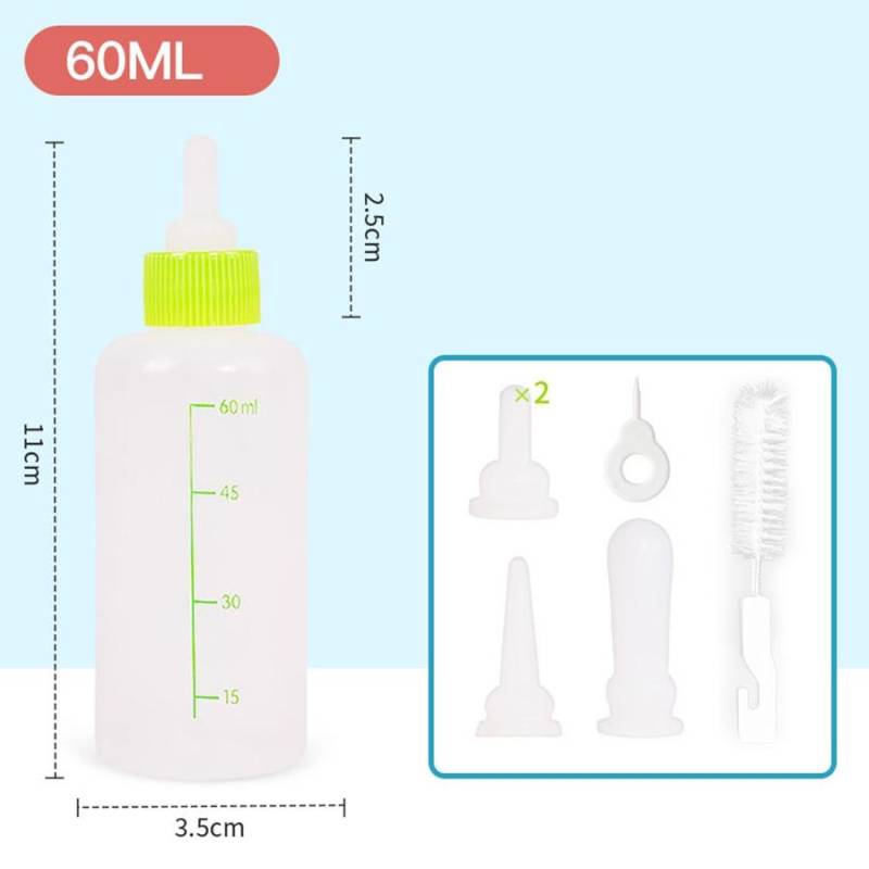 1PC Haustier Baby und Katze Fütterung Gerät Schnuller Neugeborenen Super Welpen Flasche Spezielle Weiche Schnuller von Joom DACH