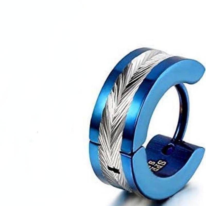 1PC Herren Damen Edelstahl Ohrringe Scrub Ohrringe Ohrringe Ohrclips Hip Hop Ohrringe von Joom DACH