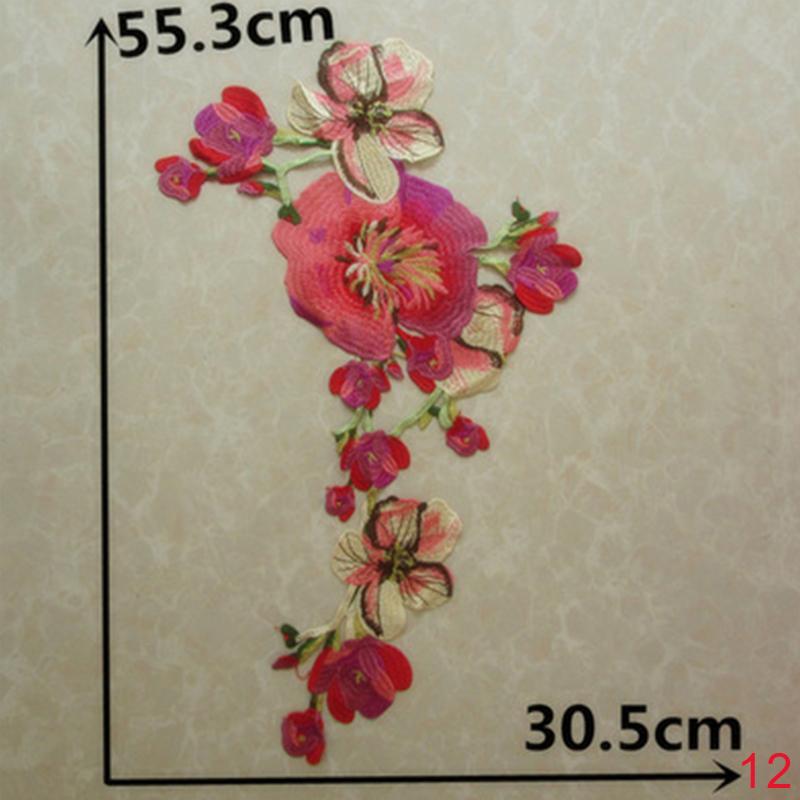 1PC Hochzeit Spitzenkragen Patch Nähen 3D Applikation Stickerei Tüll Dreidimensionale Blumen Kleid 12 von Joom DACH