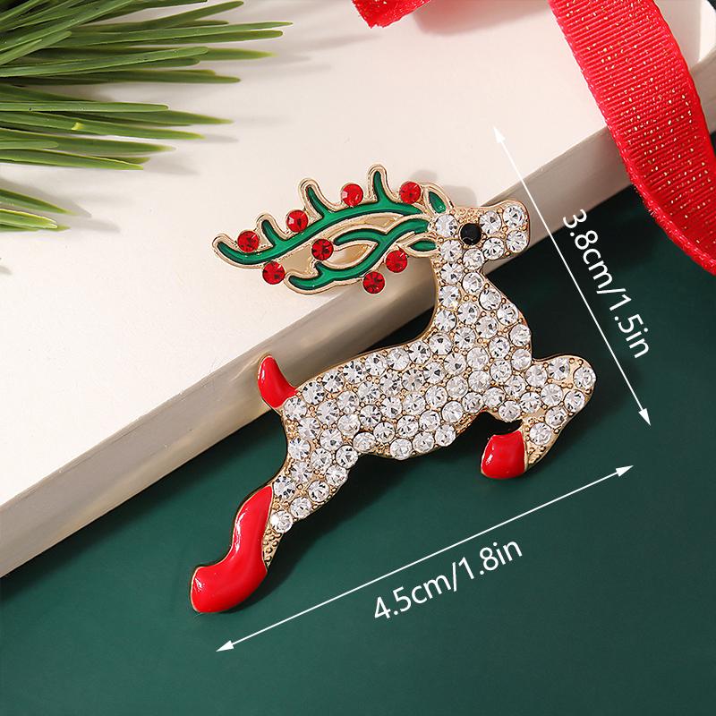 1PC Luxus Exquisite Weihnachtsdekoration Modeschmuck Geschenk Party Weihnachten Brosche von Joom DACH