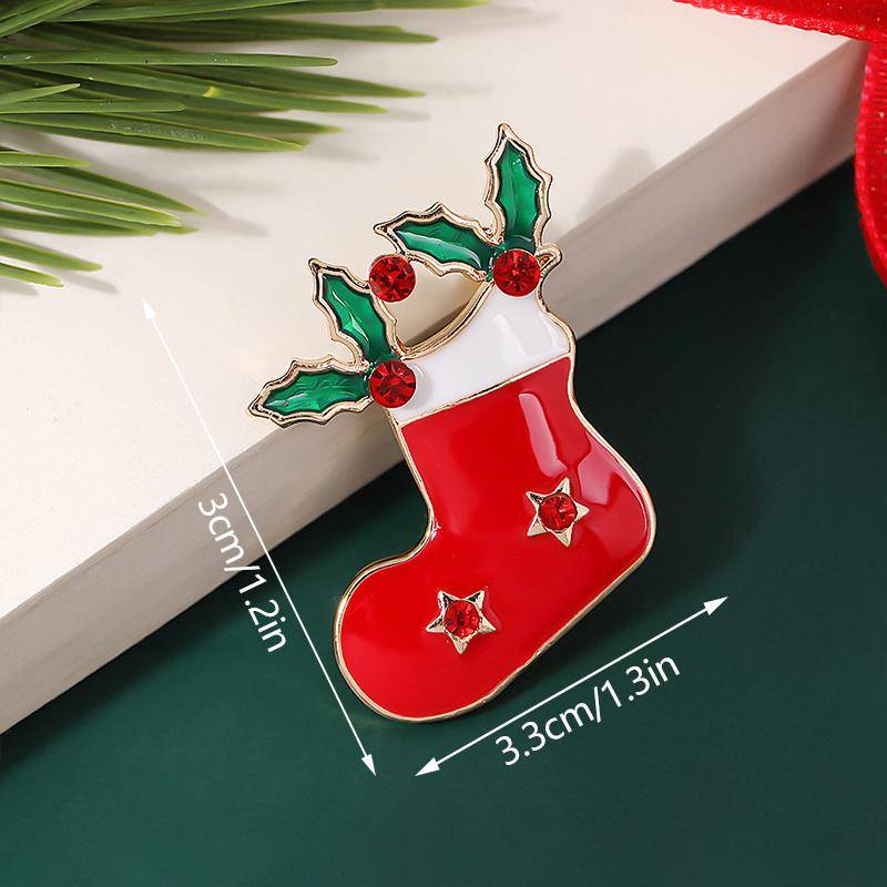 1PC Luxus Exquisite Weihnachtsdekoration Modeschmuck Geschenk Party Weihnachten Brosche von Joom DACH