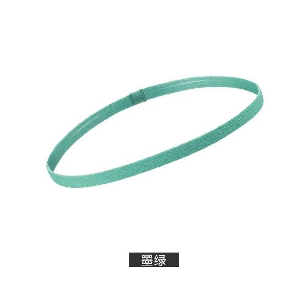 1PC Männer Frauen Sport Stirnband Silikon Anti-slip Elastische Yoga Haar Bands Verband Nicht-slip Outdoor Sport Schweißband sport Sicherheit dunkelgrüne von Joom DACH
