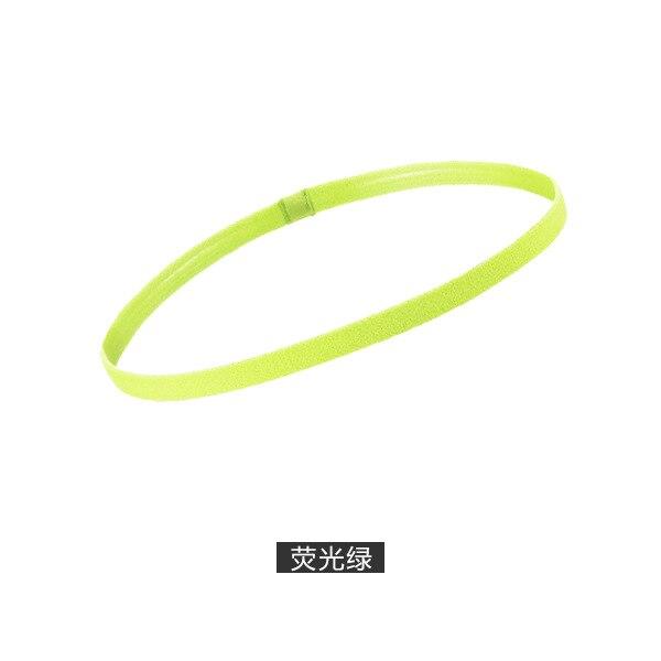1PC Männer Frauen Sport Stirnband Silikon Anti-slip Elastische Yoga Haar Bands Verband Nicht-slip Outdoor Sport Schweißband sport Sicherheit fluoreszierende grün von Joom DACH