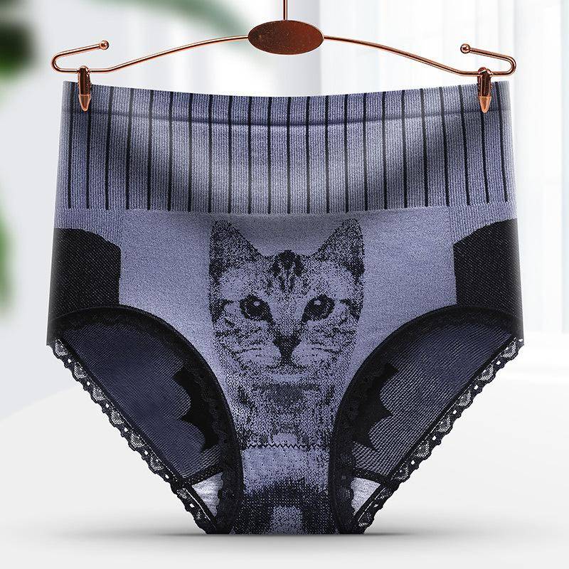 1PC Mode Katze Druck Hohe Taille Bauch Steuer Höschen frauen Abnehmen Body Shaper Unterwäsche Nahtlose Slips Damen weibliche Hüfte Heben Unterhose XL blau 1PC Mode Katze Druck Hohe Taille Bauch Steuer Höschen frauen Abnehmen Body Shaper Unterwäsche Nahtlose Slips Damen weibliche Hüfte Heben Unterhose XL blau von Joom DACH