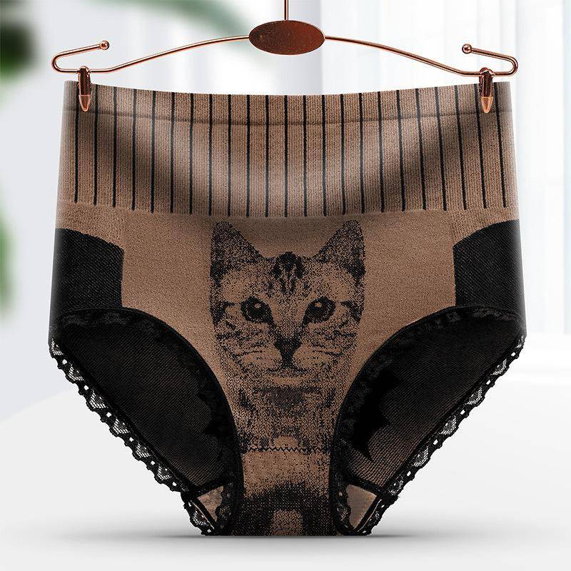 1PC Mode Katze Druck Hohe Taille Bauch Steuer Höschen frauen Abnehmen Body Shaper Unterwäsche Nahtlose Slips Damen weibliche Hüfte Heben Unterhose XL braun 1PC Mode Katze Druck Hohe Taille Bauch Steuer Höschen frauen Abnehmen Body Shaper Unterwäsche Nahtlose Slips Damen weibliche Hüfte Heben Unterhose XL braun von Joom DACH