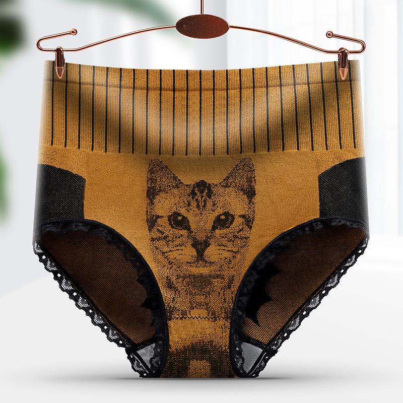 1PC Mode Katze Druck Hohe Taille Bauch Steuer Höschen frauen Abnehmen Body Shaper Unterwäsche Nahtlose Slips Damen weibliche Hüfte Heben Unterhose XL gelb 1PC Mode Katze Druck Hohe Taille Bauch Steuer Höschen frauen Abnehmen Body Shaper Unterwäsche Nahtlose Slips Damen weibliche Hüfte Heben Unterhose XL gelb von Joom DACH
