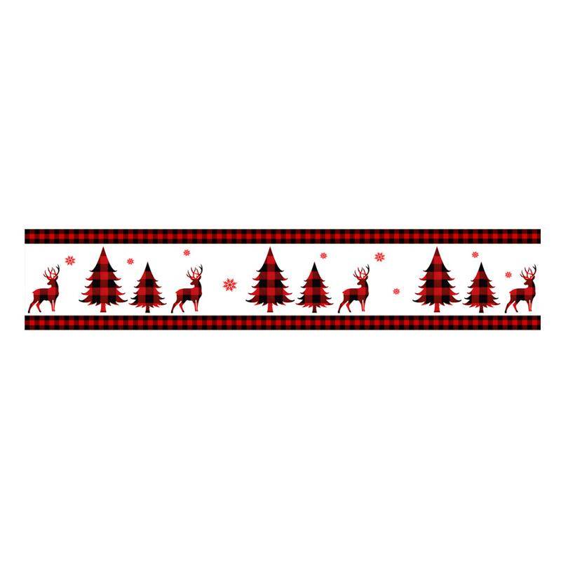 1PC Neue Jahr Tischdecke Weihnachten Ornament Wohnkultur Navidad Natal Noel Polyester von Joom DACH