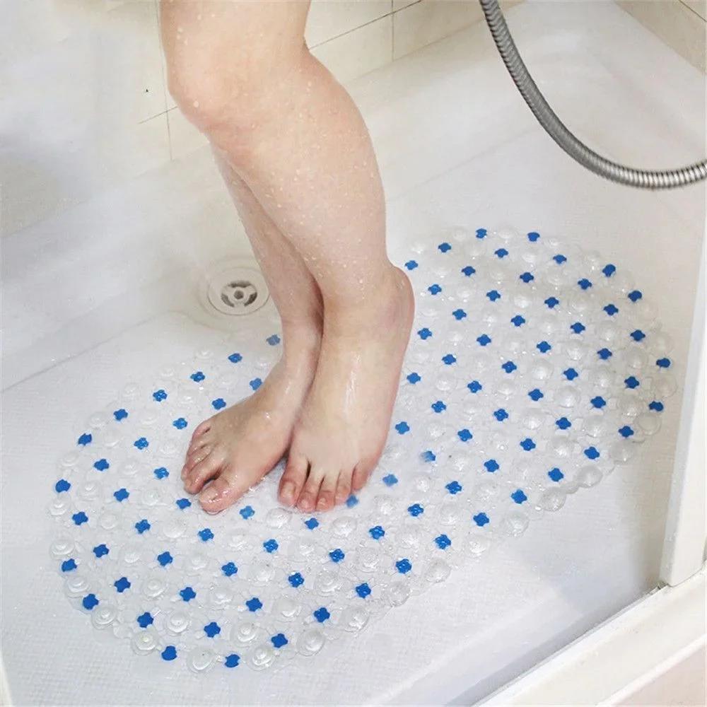 1PC PVC Anti-Rutsch-Badematten Weiche Duschmatte Massagematte mit Saugnapf Rutschfeste Badewanne Badematte Badezimmerzubehör Hot von Joom DACH