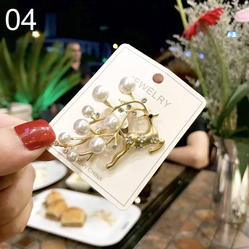 1PC Party Geschenke Kristall Weihnachten Sammlungen Brosche Pins Schmuck Dekoration Hochzeit Zubehör von Joom DACH