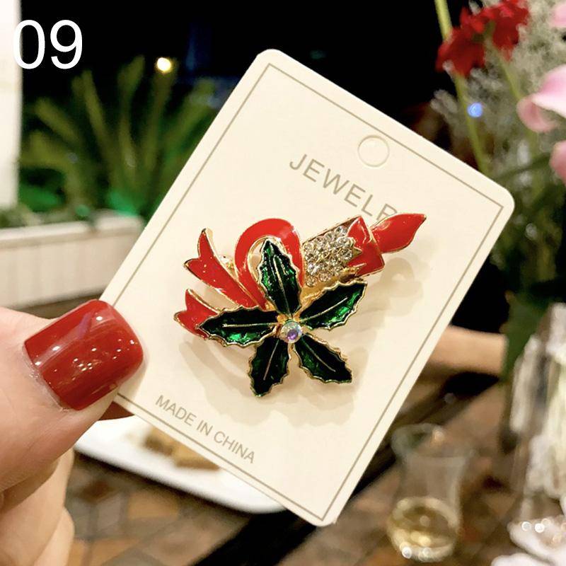 1PC Party Geschenke Kristall Weihnachten Sammlungen Brosche Pins Schmuck Dekoration Hochzeit Zubehör von Joom DACH