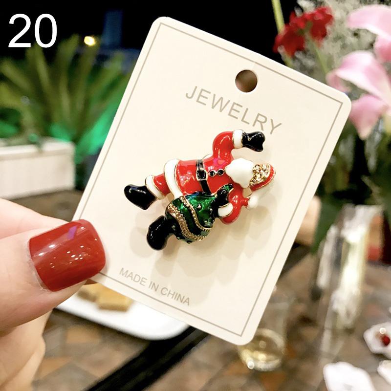 1PC Party Geschenke Kristall Weihnachten Sammlungen Brosche Pins Schmuck Dekoration Hochzeit Zubehör von Joom DACH