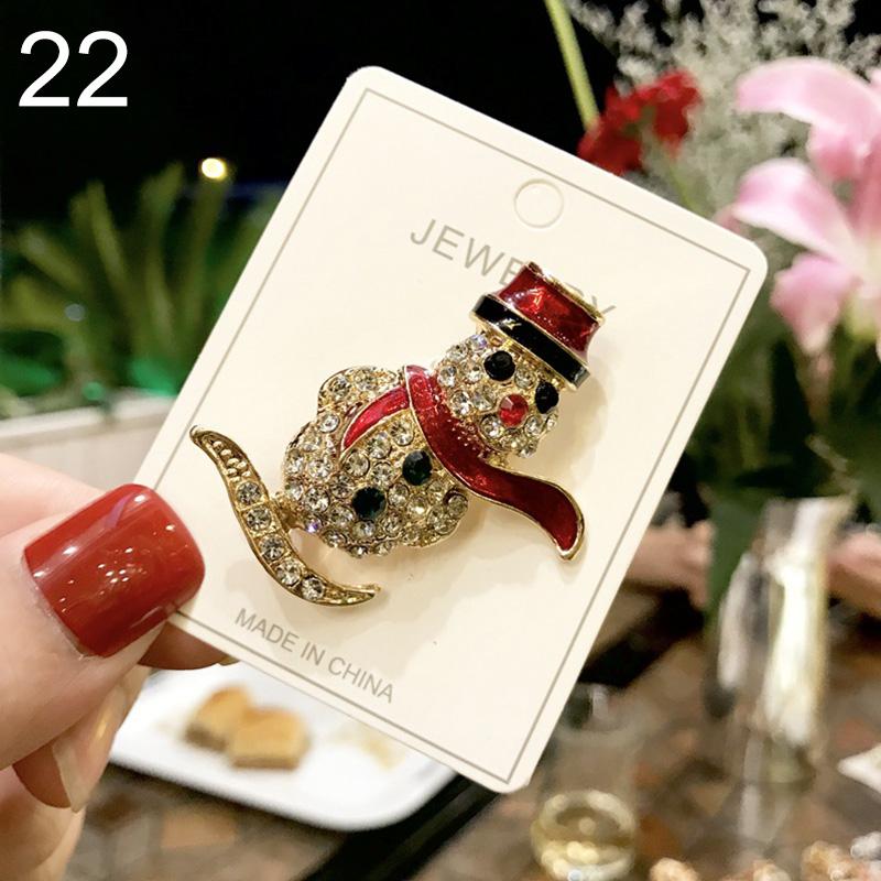 1PC Party Geschenke Kristall Weihnachten Sammlungen Brosche Pins Schmuck Dekoration Hochzeit Zubehör von Joom DACH