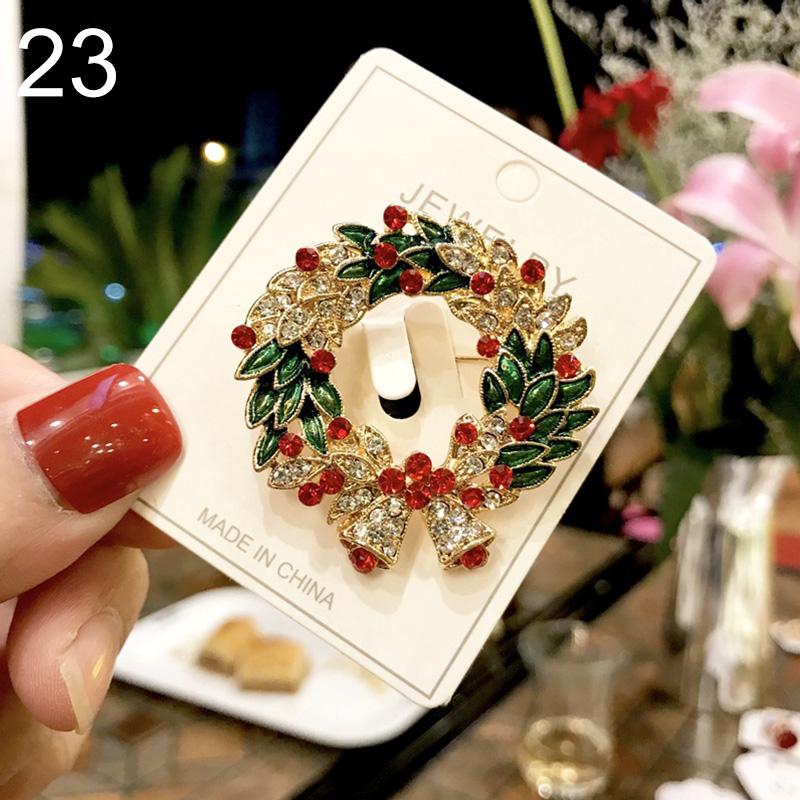 1PC Party Geschenke Kristall Weihnachten Sammlungen Brosche Pins Schmuck Dekoration Hochzeit Zubehör von Joom DACH