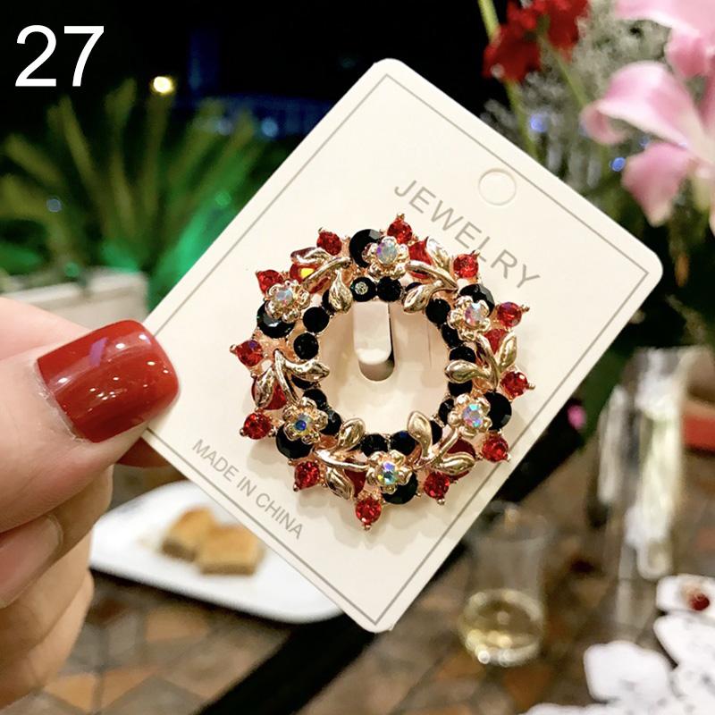1PC Party Geschenke Kristall Weihnachten Sammlungen Brosche Pins Schmuck Dekoration Hochzeit Zubehör von Joom DACH