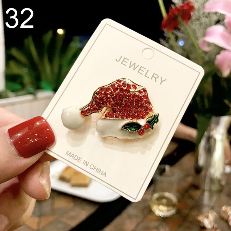 1PC Party Geschenke Kristall Weihnachten Sammlungen Brosche Pins Schmuck Dekoration Hochzeit Zubehör von Joom DACH