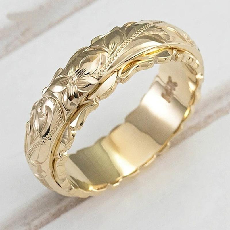 1PC Ringe Schmuck Party Ringe Größe 5-11 Neue Mode Elegant für Frauen 10 gold von Joom DACH
