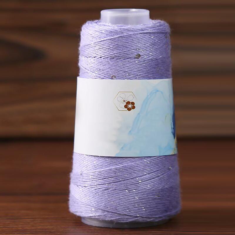 1 Stück Silberfaden Handgefertigtes Paillettengarn Glänzendes Seidengarn Handgewebtes Garn Echte Seide Geschenk DIY Reine Baumwolle Strick von Joom DACH