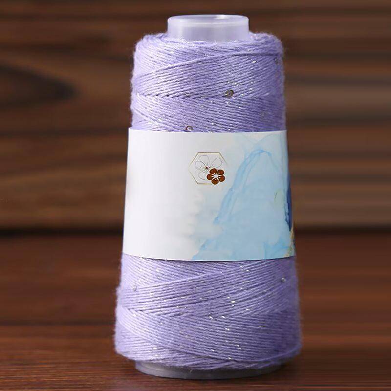 1 Stück Silberfaden Handgefertigtes Paillettengarn Glänzendes Seidengarn Handgewebtes Garn Echte Seide Geschenk DIY Reine Baumwolle Strick von Joom DACH