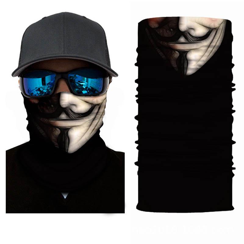 1PC Snood Magic Unisex Beliebt Neck Tube Frauen Wärmer Mehrzweck Wechselbar Männer Bandana Schal Gesichtsmaske Schädel Gesichter Outdoor 7 von Joom DACH