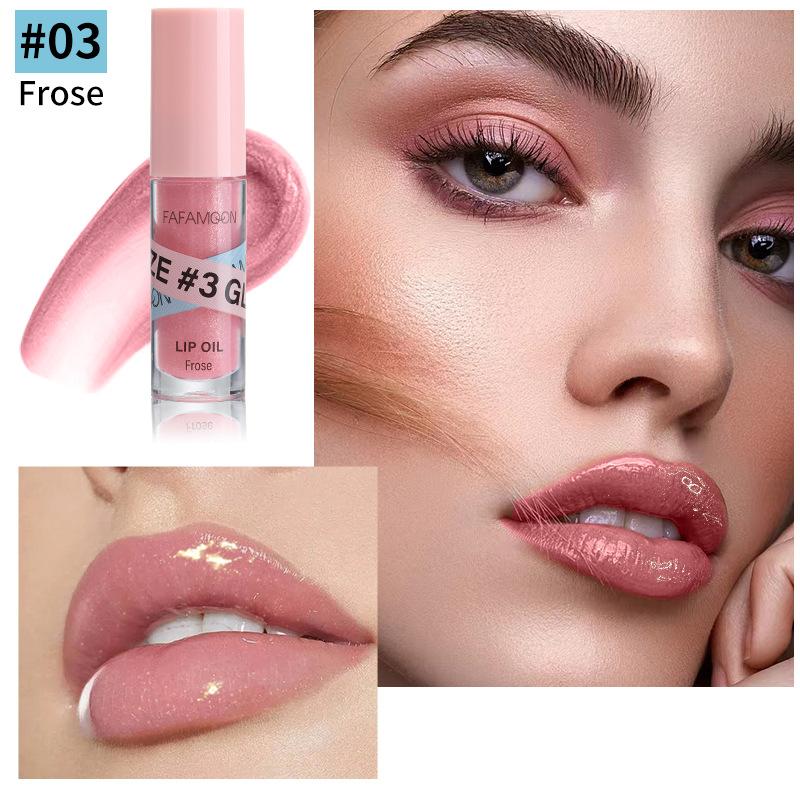 1PC Spiegel Wasser Glanz Lip Gloss Wasserdicht Feuchtigkeitsspendende Glitter Rot Nude Flüssigkeit Lippenstifte Schimmern Lip Make-Up Kosmetik von Joom DACH