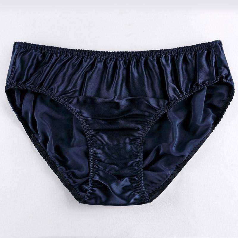 1PC Unterwäsche Knickers Satin Seide Höschen Slips Dessous Dünne Unterhosen Bequeme Herren XL dunkelblau von Joom DACH